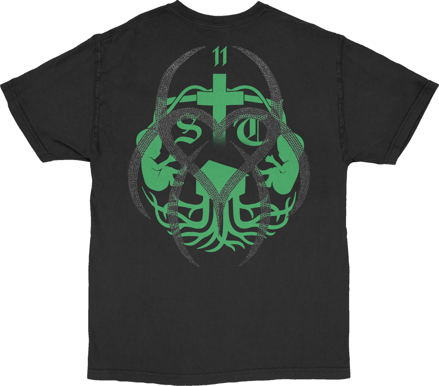 Shed Theory X Haz - Black Rhinestones Shirt