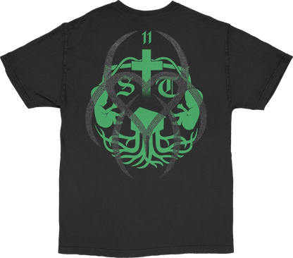 Shed Theory X Haz - Black Rhinestones Shirt