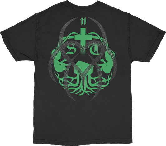 Shed Theory X Haz - Black Rhinestones Shirt